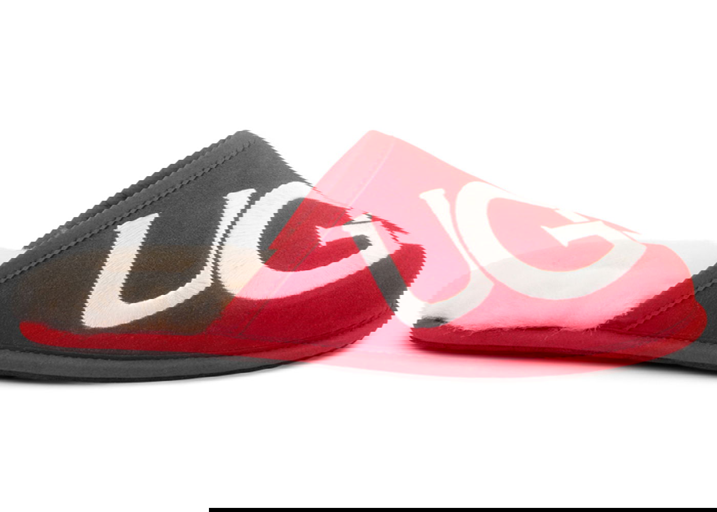 Sneakers och skor UGG Scuff Logo Slipper "Samba Red Cream" W Röd | 1101324-SRCR, 0