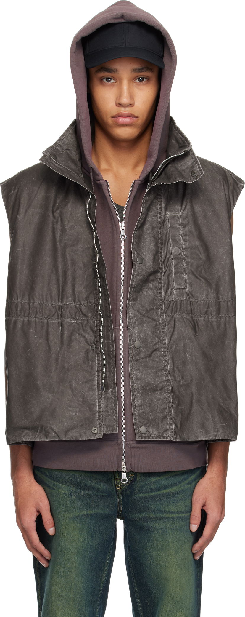 Väst OUR LEGACY Our Legacy Firm Vest Grå | M2251FAB