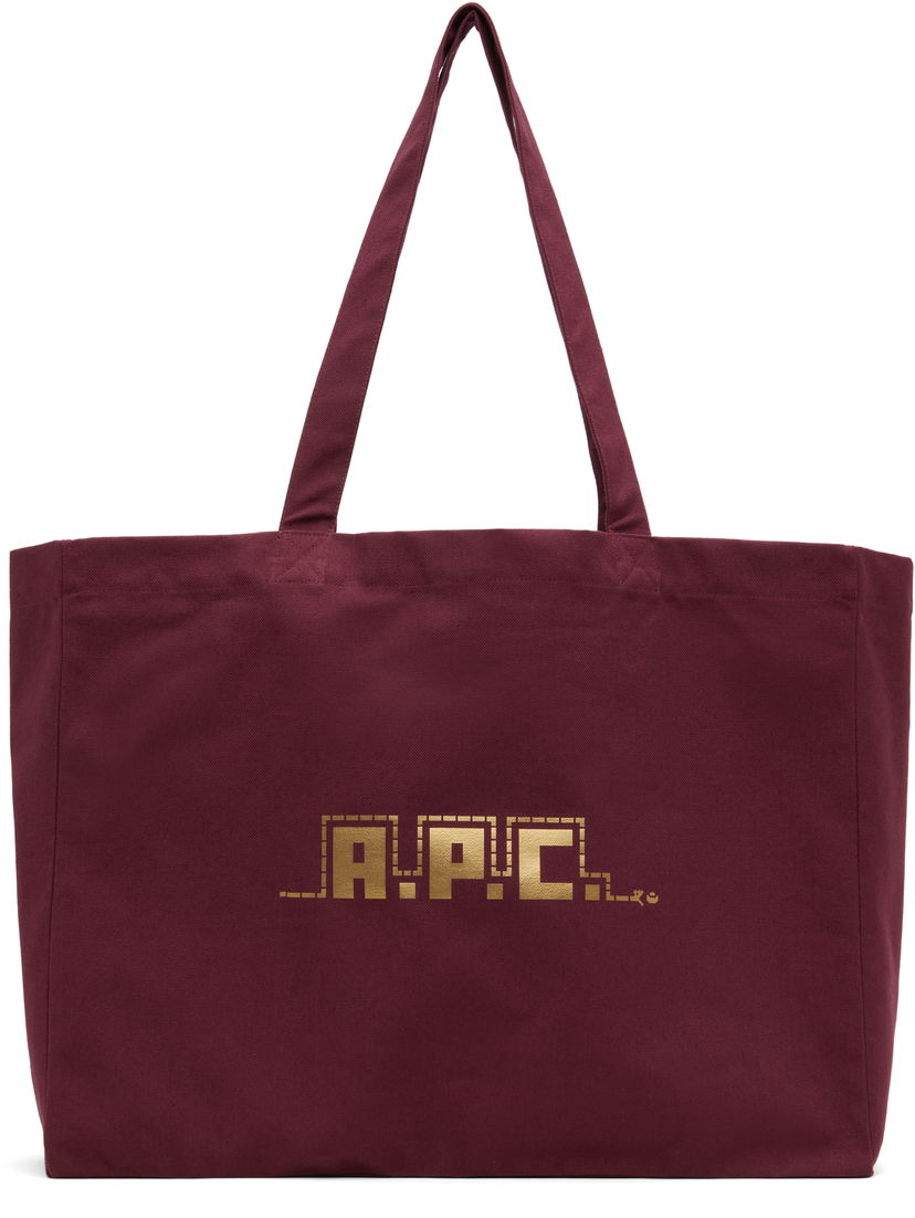 Tygpåse A.P.C. Lunar New Year 2025 Diane Shopping Tote Bag Bourgogne | COHHN-M61999