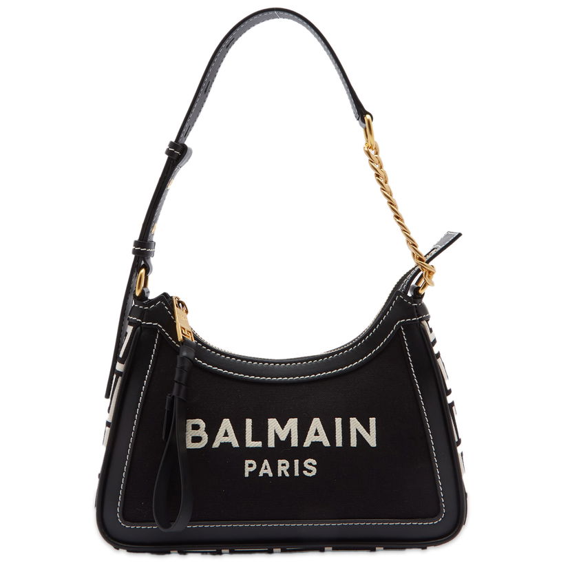 Axelväska Balmain Balmain B-Army Shoulder Bag Svart | BN1BT743TCMS-GFE