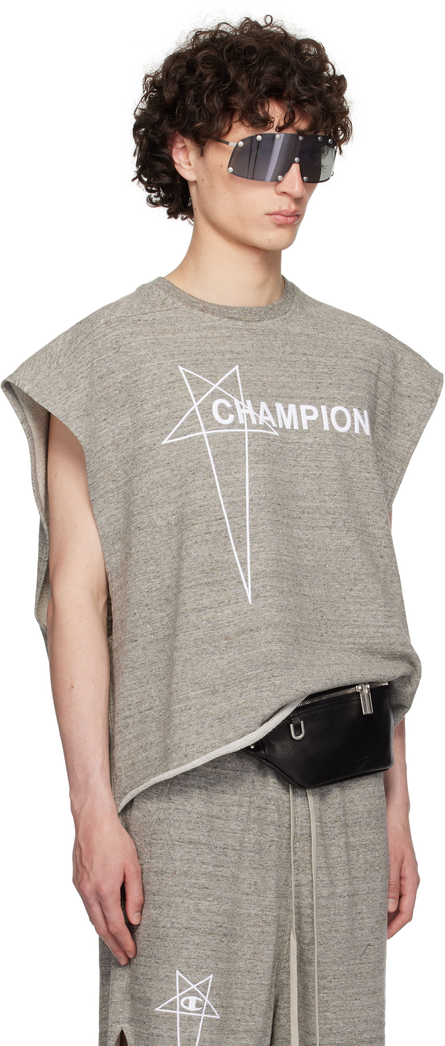 Linne Rick Owens Rick Owens Champion Edition Micro Tatlin Tank Top Grå | CM01E1667 CHMJ JERSEY, 1
