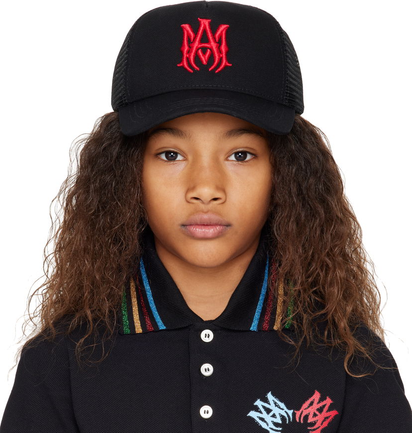 Keps AMIRI Amiri MA Trucker Cap Svart | AKHATR1005