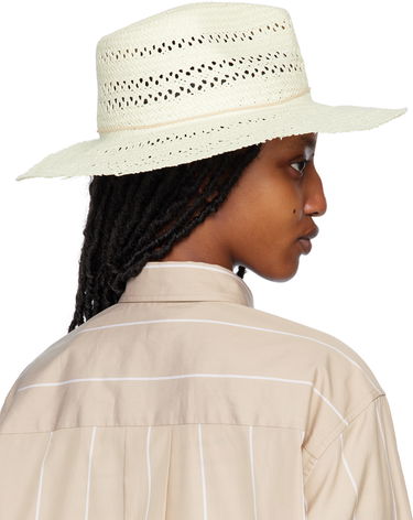 Hatt rag & bone Elle Perforated Fedora by Beige | WJW23P1007PL07, 2