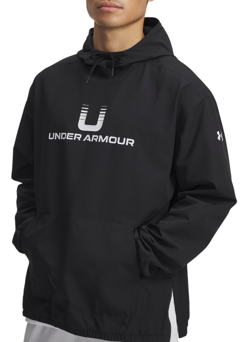 Sweatshirt Under Armour Unstoppable Woven Hoodie Svart | 6003864-001, 0