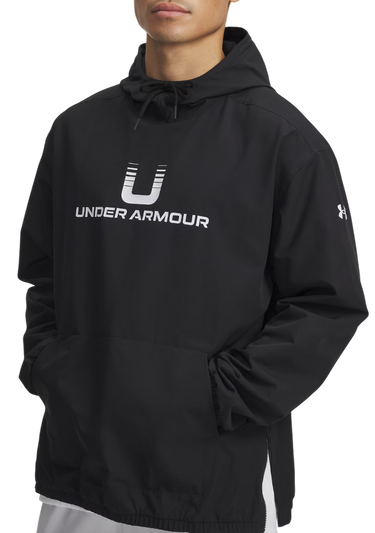 Sweatshirt Under Armour Unstoppable Woven Hoodie Svart | 6003864-001, 0