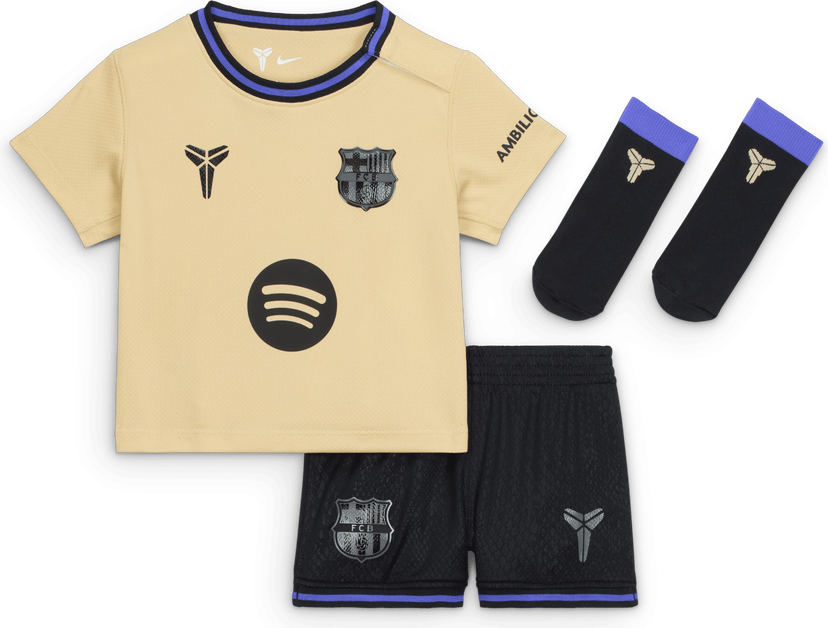 Träningsoverall Nike Kobe x FC Barcelona Stadium Jersey Set Gul | hj5646-784