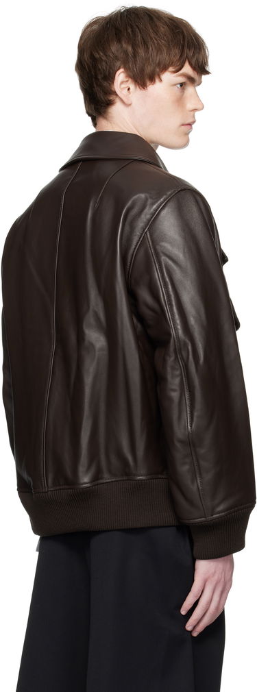 Bomberjacka Simone Rocha Simone Rocha Oversized Multi-Pocket Aviator Jacket Brun | 6130 0456, 2