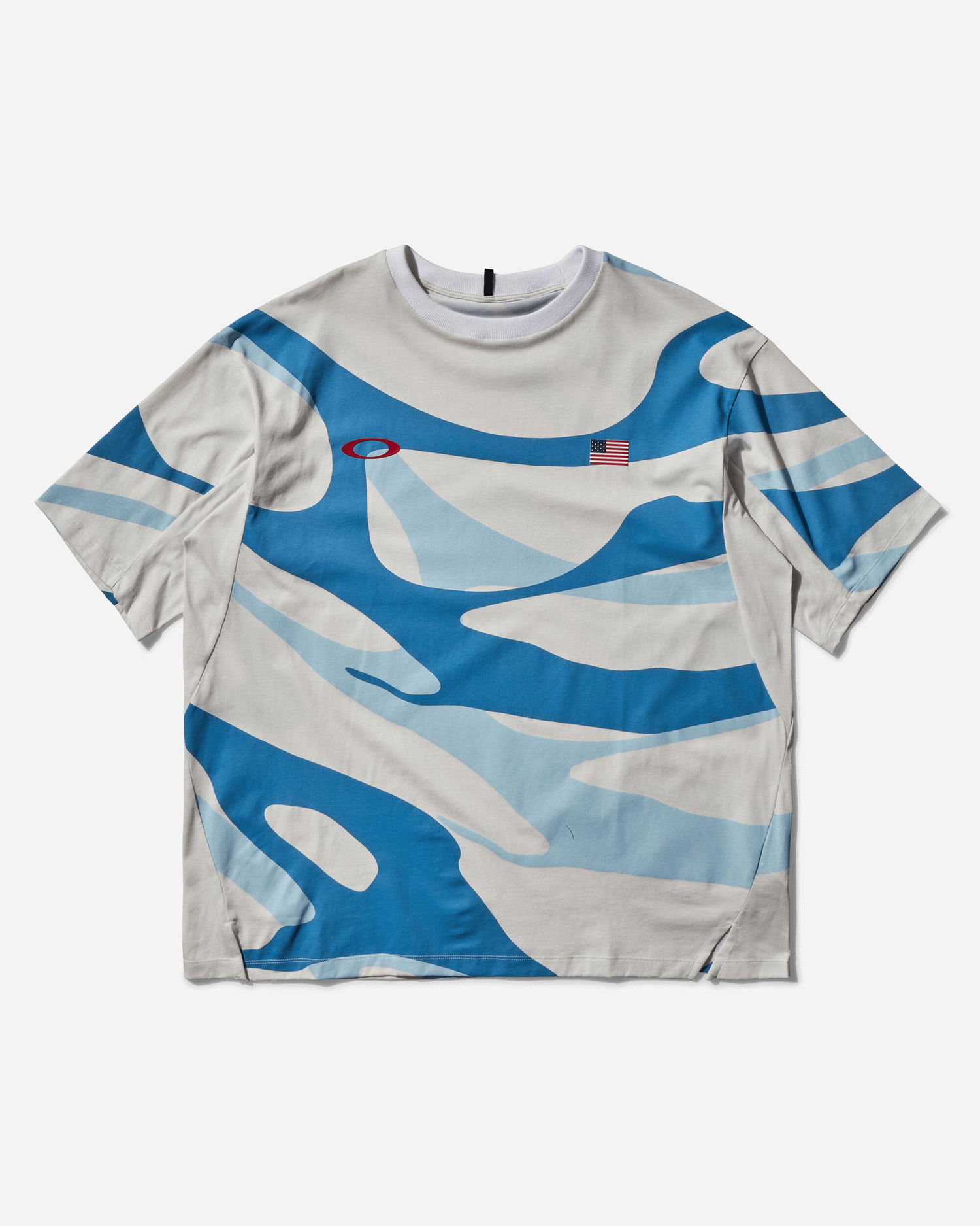 T-shirt OAKLEY Team USA Surfing Graphic T-Shirt Blue Blå | FOA407801 6HQ, 1