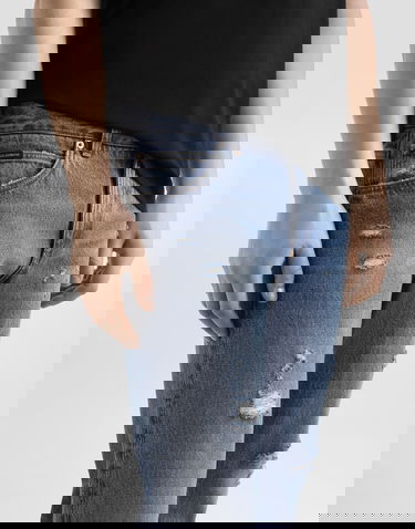 Jeans Dolce & Gabbana Dolce & Gabbana Regular Fit Distressed Jeans 44 Blå | GYJCCDG8NH5S9001, 2