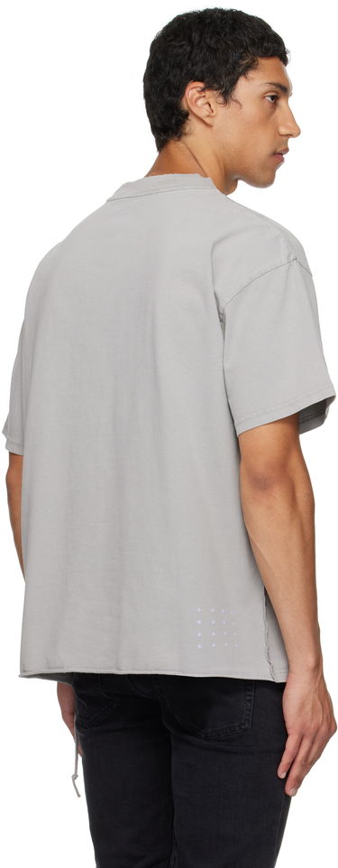 T-shirt Ksubi Ksubi Blasted Ekcess Short Sleeve T-Shirt Grå | MFA25TE007, 2