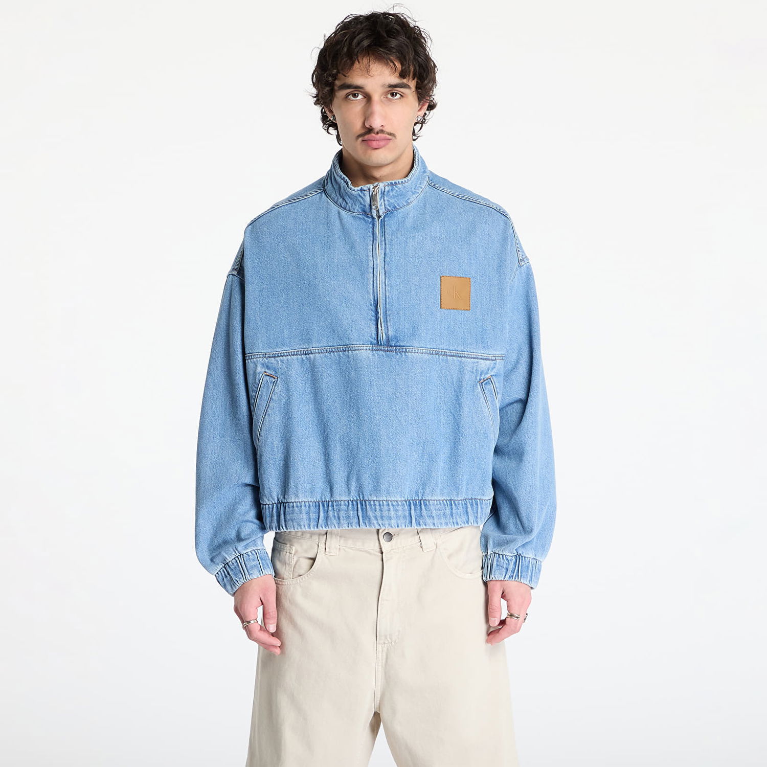 Jacka CALVIN KLEIN Calvin Klein Jeans Pop Over Denim Jacket Blå | J30J327505 1AA, 0