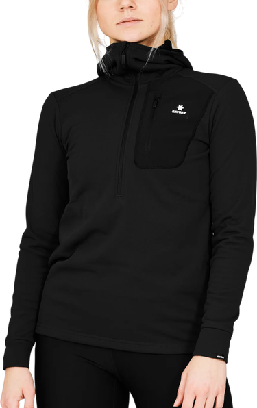 Sweatshirt Saysky Saysky Combat Half Zip Fleece Hoodie Svart | nwrho30c-901, 0