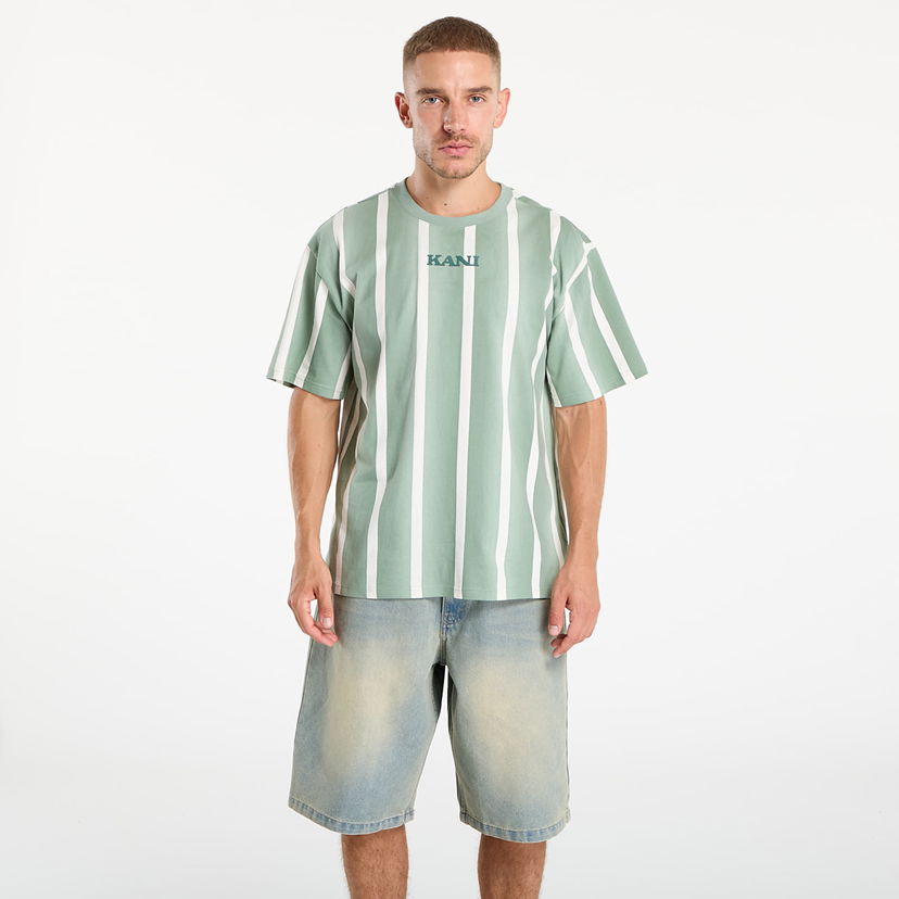T-shirt Karl Kani Karl Kani Retro Gradient Stripes Tee Grön | PD00005338