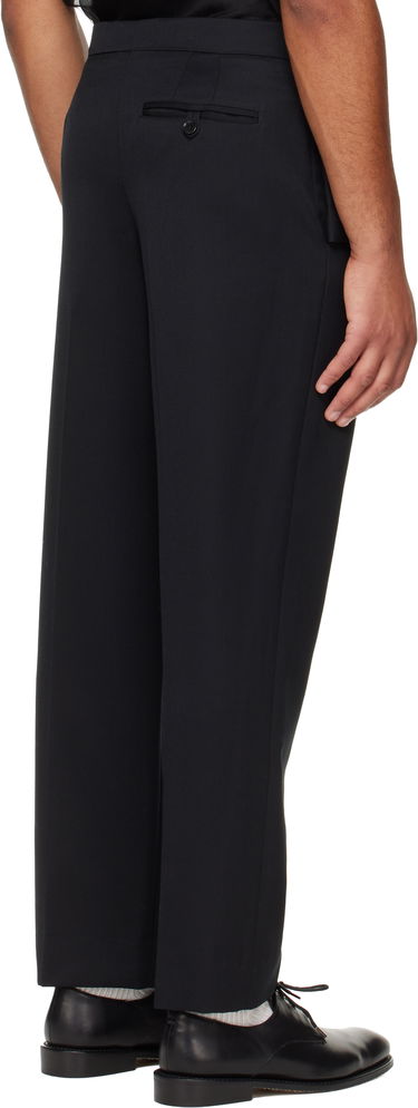 Byxor Simone Rocha Simone Rocha Bow Waist Straight Leg Trousers Svart | 4170 1217, 2