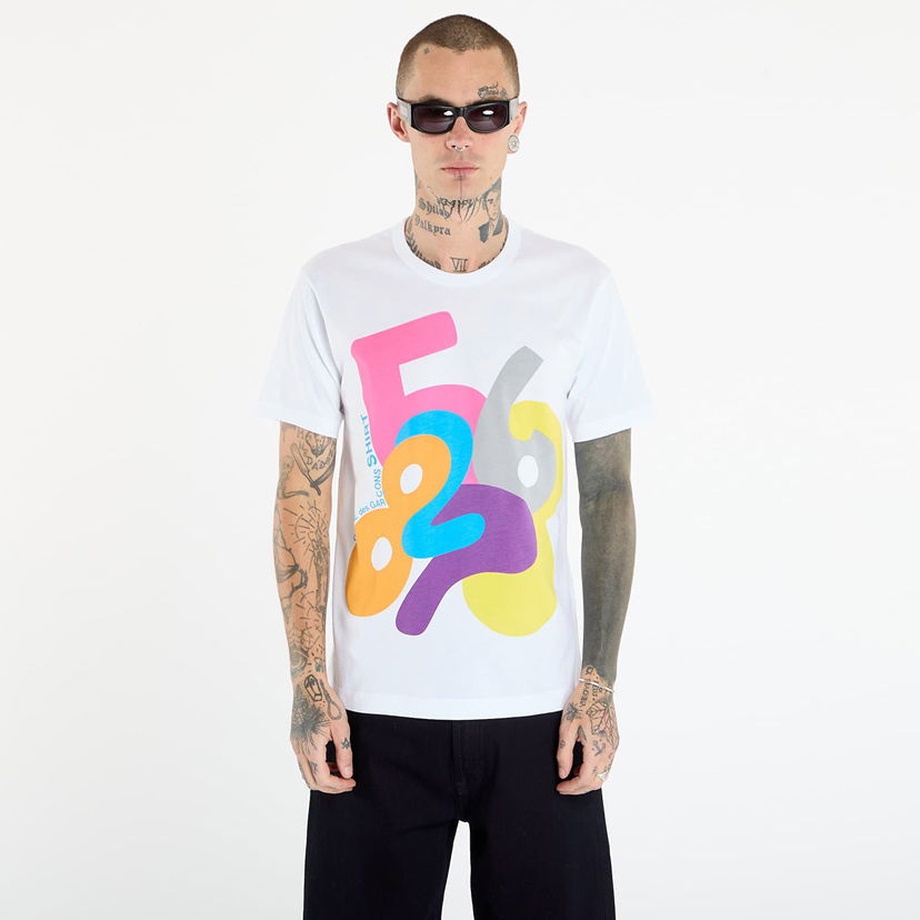 T-shirt Comme des Garçons Comme des Garçons SHIRT T-Shirt With Graphic Print Vit | FP-T001-W25 White
