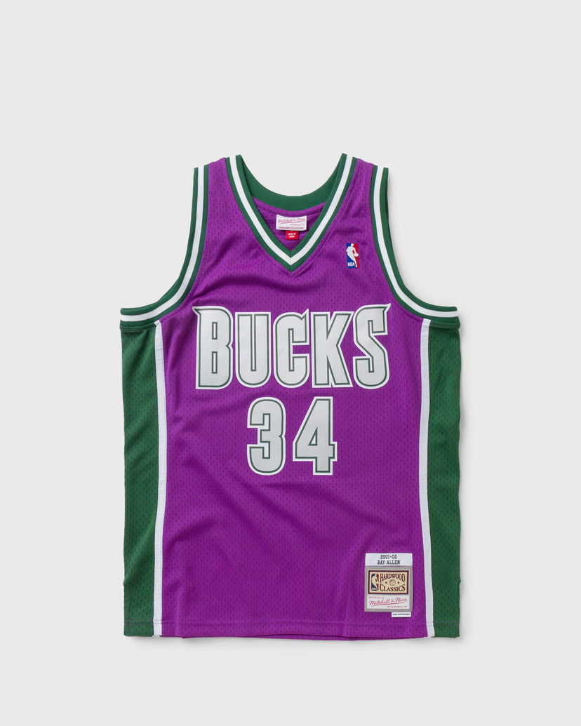 Jersey Mitchell & Ness NBA Swingman Jersey Milwaukee Bucks 2001-02 Ray Allen #34 Purpur | SMJY1151-MBU01RALPURP