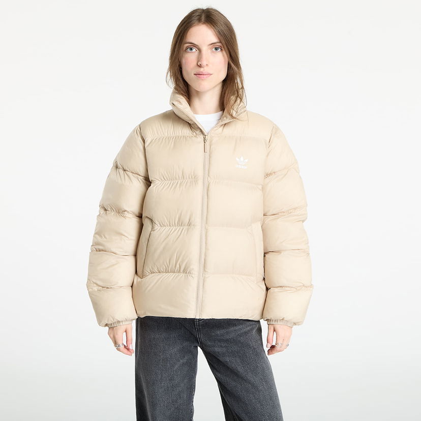 Pufferjacka adidas Originals Adicolor Short Puffer Jacket Beige | JX2947