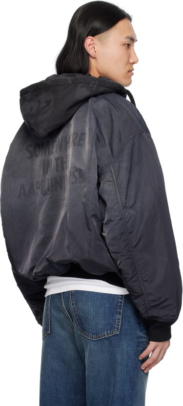 Bomberjacka AAPE by A Bathing Ape AAPE by A Bathing Ape Alpha Industries Edition MA-1 Reversible Bomber Jacket Svart | AAPJKM9709XXNBKL, 2