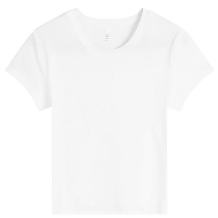 T-shirt SKIMS Relaxed Fit Shrunken T-Shirt Size Large Vit | SS-STT-6128W-SNOW