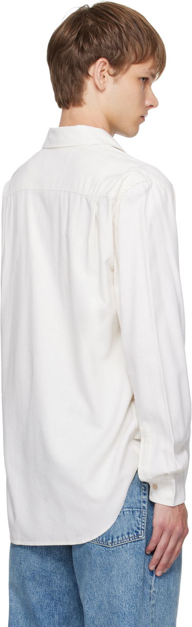 Skjorta OUR LEGACY Our Legacy Classic Silk Shirt Vit | COCSWS, 3