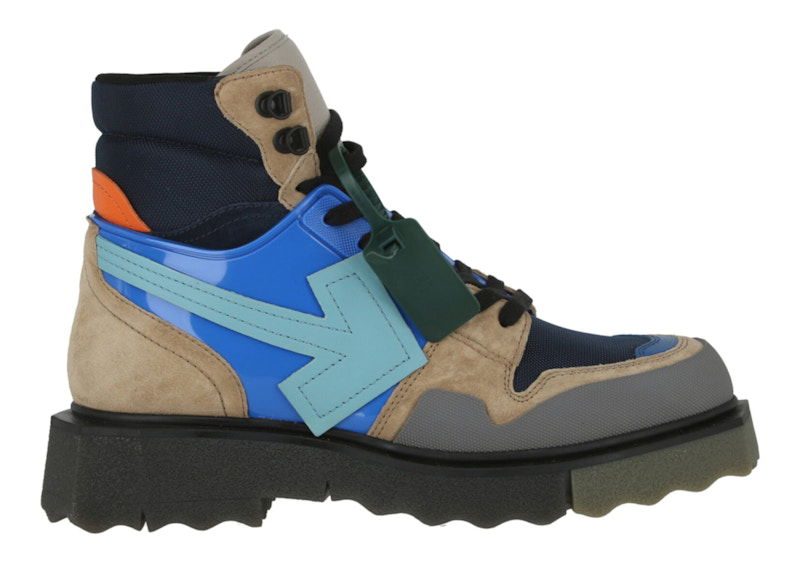 Sneakers och skor Off-White Hiking Sponge Sneakerboot Turquoise Turkos | IA228F22 LEA00 14363 40090, 0