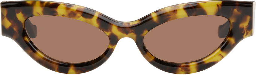 Solglasögon Nanushka Tortoiseshell Trysta Sunglasses Brun | NU24PFBG03177
