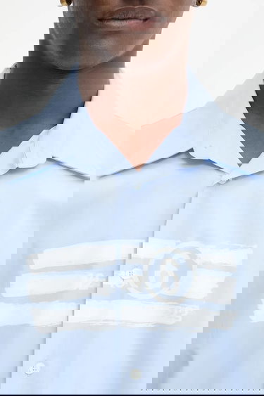 Skjorta Maison Margiela MM6 Maison Margiela Relaxed Fit Shirt Blå | SH2DR0004.M35256.479, 3