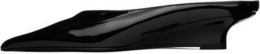 Sneakers och skor TOTEME Sharp Patent Wedge Mules by Svart | 251-WAS0179-LE0091, 2