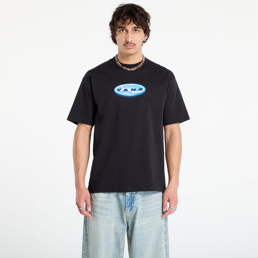 T-shirt Vans 3D Retroval Short Sleeve T-Shirt Svart | VN000PBXBLK1