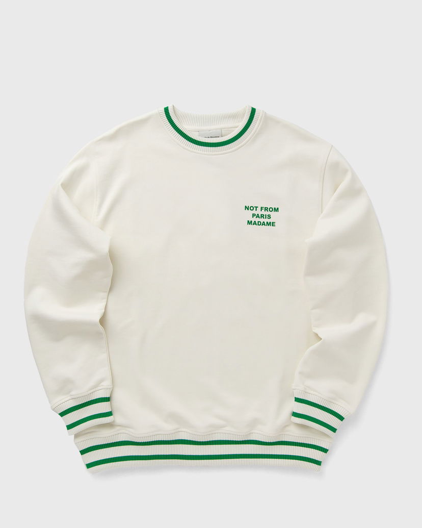 Sweater Drôle de Monsieur Drole de Monsieur Le Sport Slogan Sweatshirt Vit | F-SW140-CO127-CM