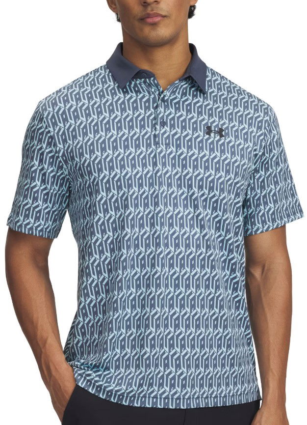 Polotröja Under Armour Under Armour Playoff 3.0 Printed Golf Polo Blå | 1378677-494