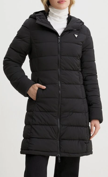 Pufferjacka GUESS Long Puffer Jacket Svart | V4YL05WF3X0-JBLK, 3