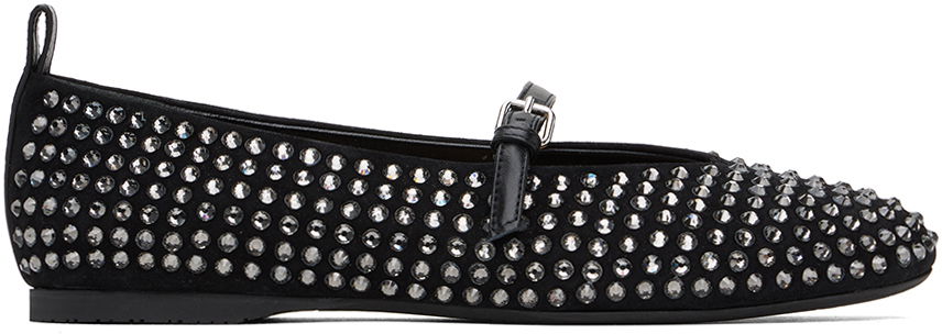 Sneakers och skor JW Anderson Suede Ballerina Flats Svart | ANW43052A 20090, 0