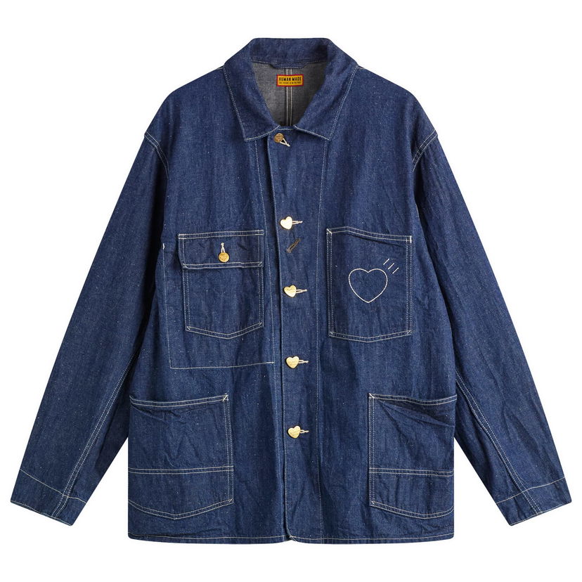 Jacka Human Made Human Made Coverall Jacket, Size Large Blå | HM30JK003-IND