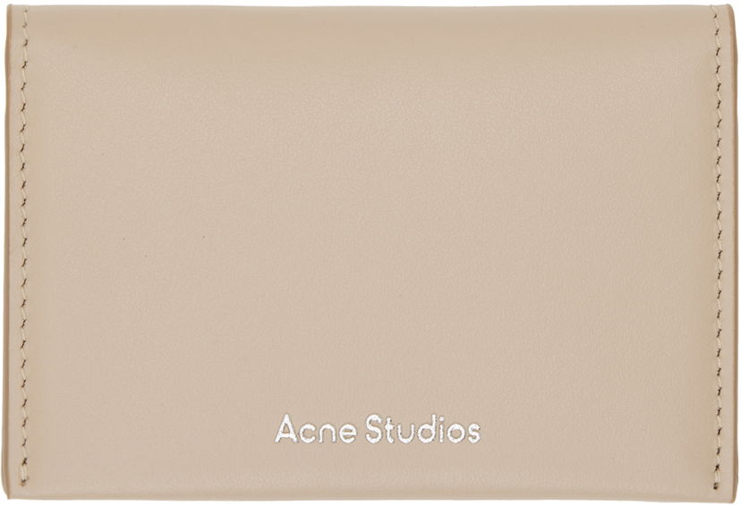 Plånbok Acne Studios Bifold Card Holder Beige | CG0236-