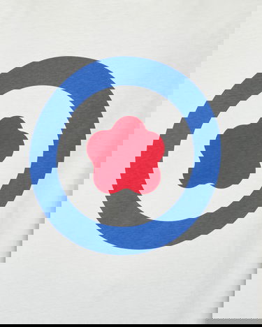 T-shirt KENZO Oversize Target T-Shirt Vit | FD65TS1114SG 02, 4