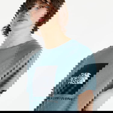 T-shirt The North Face SS Rag Red Box Tee Blå | NF0A3BQOA9L1, 2