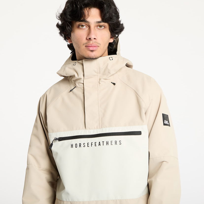 Vindjacka Horsefeathers Horsefeathers Donnie Anorak Jacket Beige | OM319B
