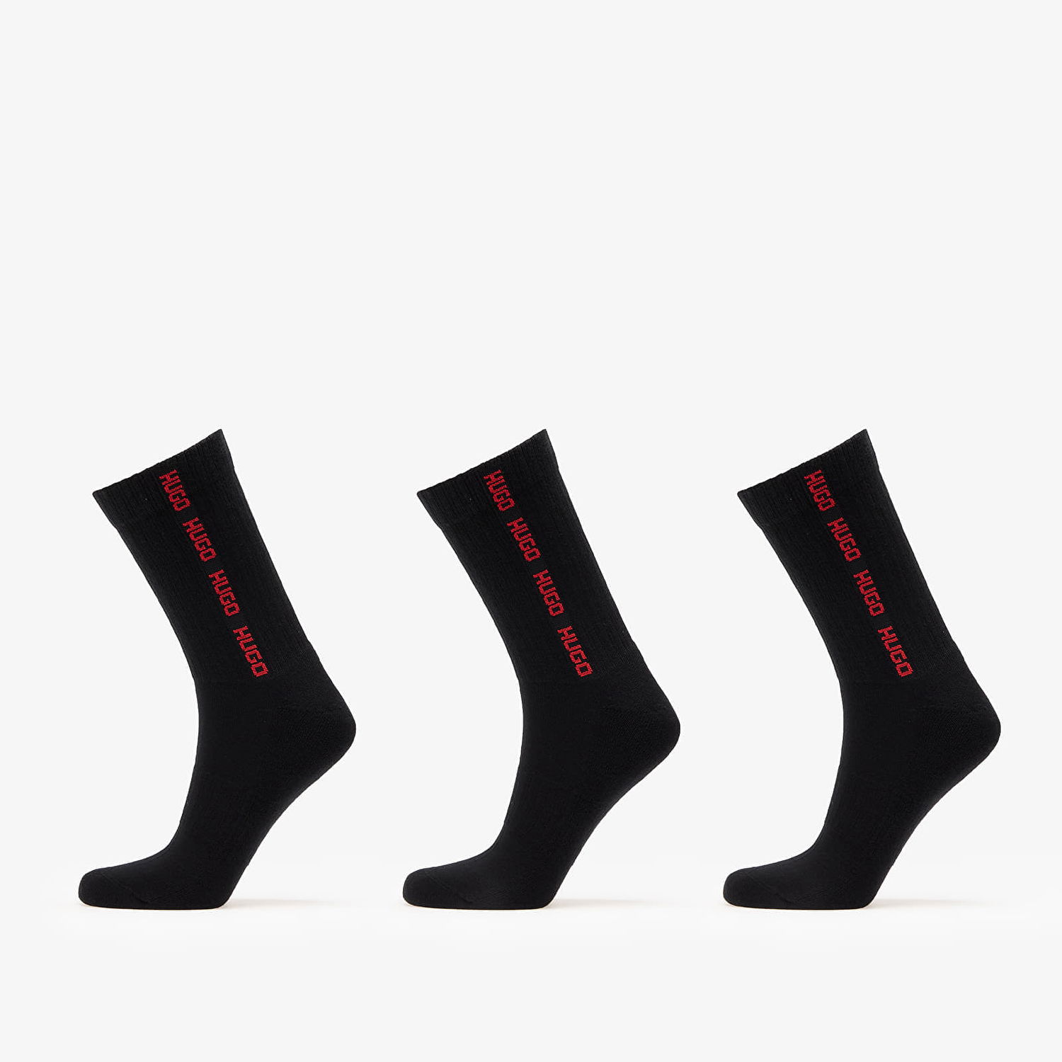 Underkläder och strumpor BOSS Hugo 3-Pack Qs Rib Tape Md Black Svart | 50543076-001, 0