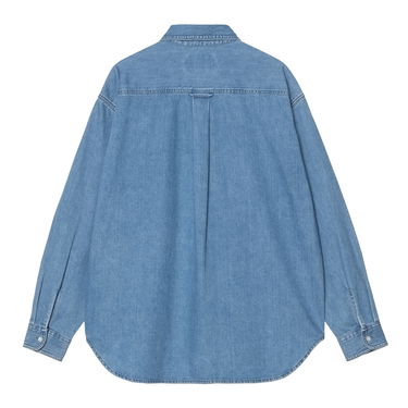 Skjorta Carhartt WIP Carhartt WIP Lucas Long Sleeve Denim Shirt Blå | I034525_9, 1