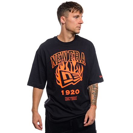 T-shirt New Era Oversized T-Shirt Flame Svart | 60564870