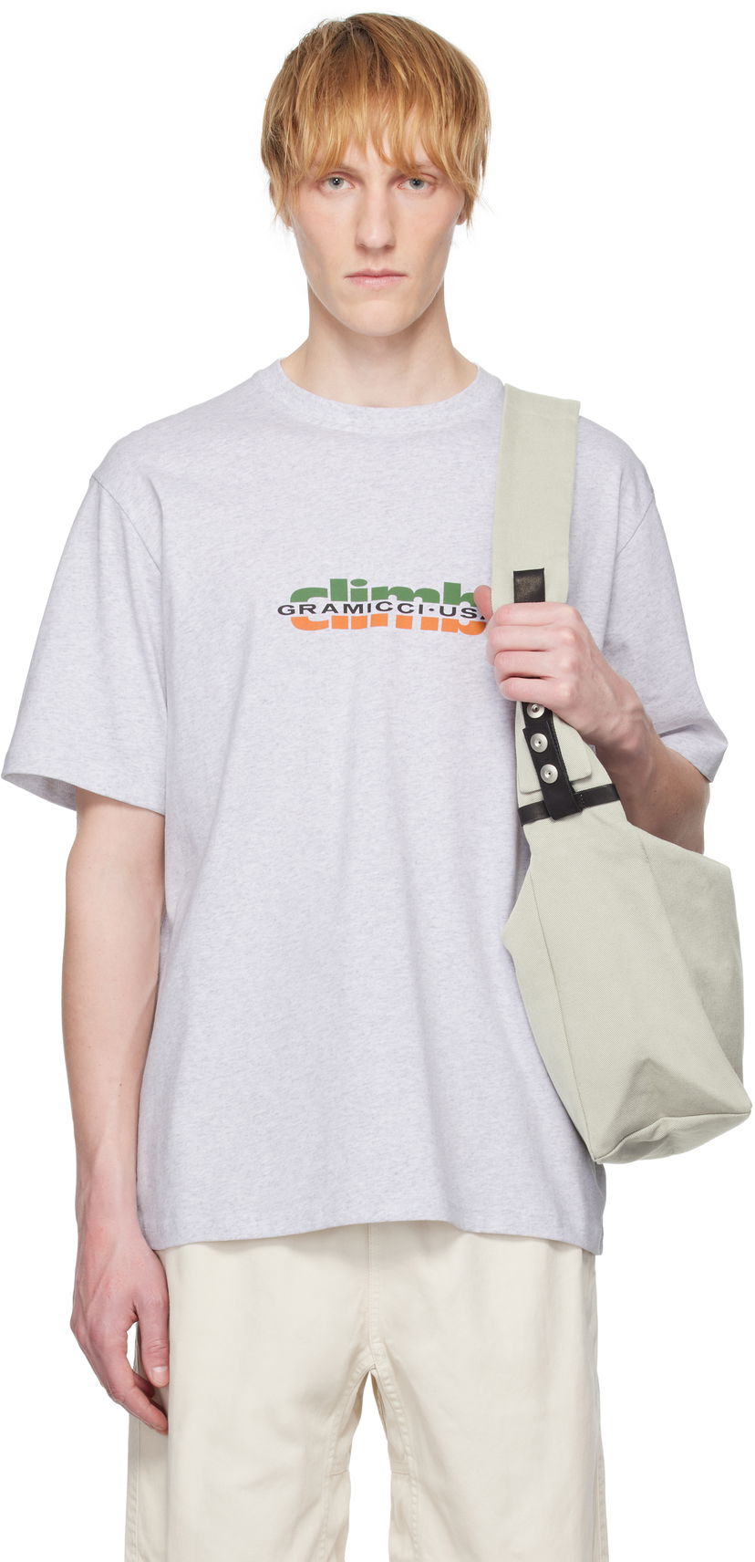 T-shirt GRAMICCI Gramicci Climb T-Shirt Grå | G5SU-T163