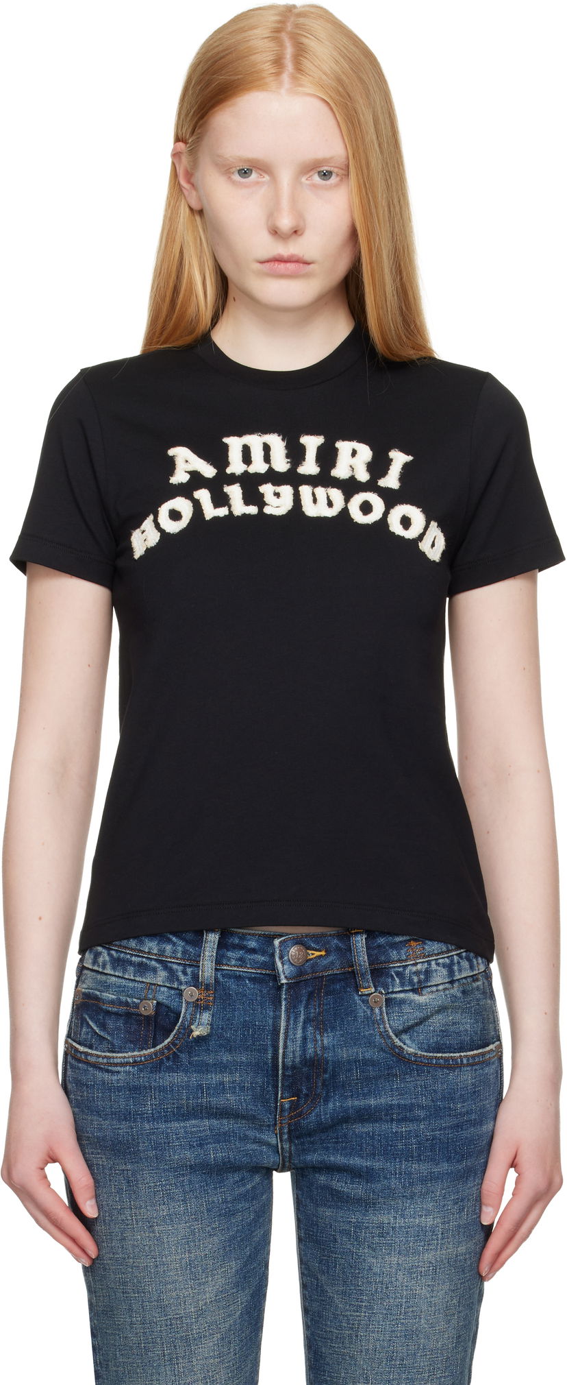 T-shirt AMIRI Amiri Hollywood T-Shirt Svart | AWJYTE1062