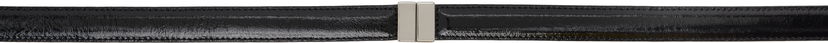 Bälten TOTEME TOTEME Slide Clasp Belt Svart | 251-WAM0033-LE0020