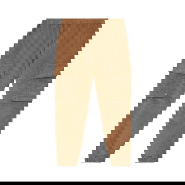 Byxor Burberry Logo Detail Corduroy Cargo Trousers Brun | 8055141, 1