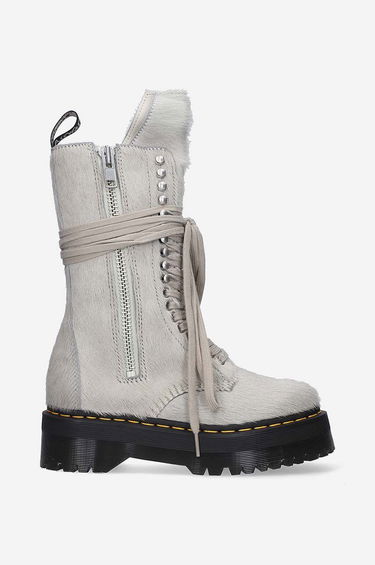 Sneakers och skor Rick Owens Fur Boots Platform Grå | DW02B3801.0049.PEARL, 0