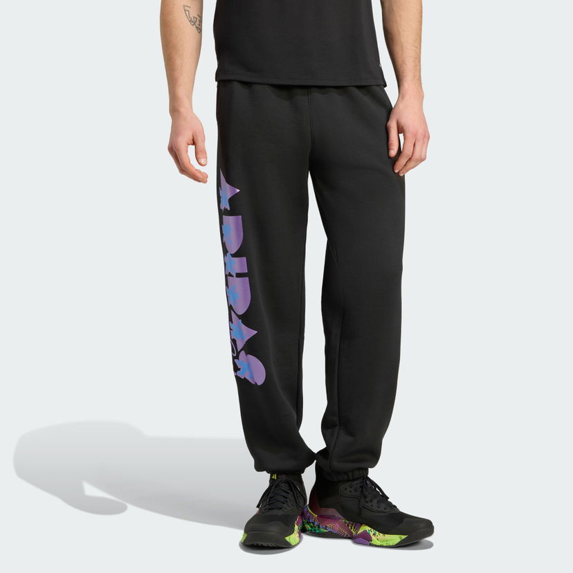 Träningsbyxor adidas Performance adidas x Jeremy Scott Fleece Pants Svart | JL7626