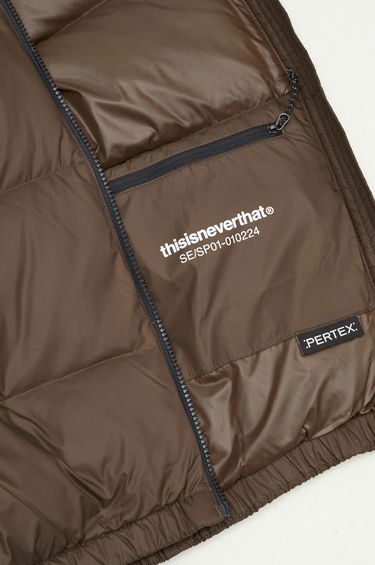 Pufferjacka thisisneverthat thisisneverthat PERTEX T Oversize Down Jacket Brun | TN243OOWHS01, 4