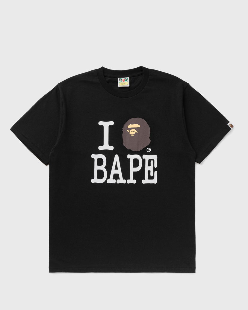 T-shirt BAPE I LOVE BAPE TEE XXL Svart | 001TEK801043MBLK