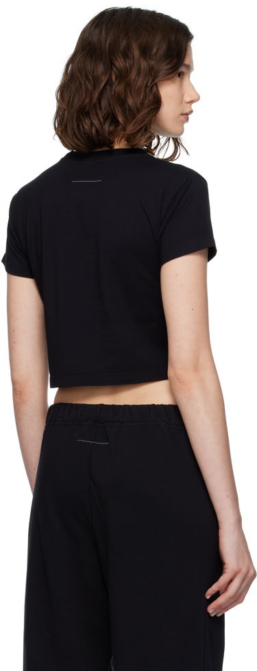 Crop top Maison Margiela MM6 Maison Margiela Cropped T-Shirt Svart | S52GC0352 S24312, 2